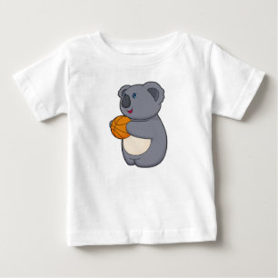 T-shirt Pour Bébé Joueur de basket-ball de Koala