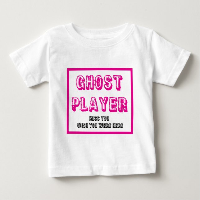 T-shirt Pour Bébé joueur de fantôme de bunco (Devant)
