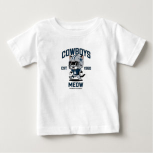 T-shirt Pour Bébé Joueur de football américain mignon kitten des Cow