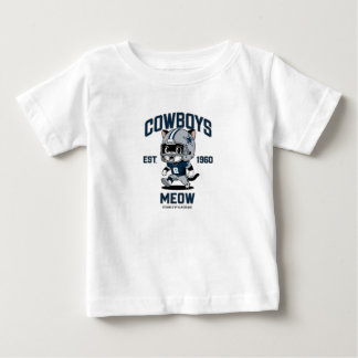 T-shirt Pour Bébé Joueur de football américain mignon kitten des Cow