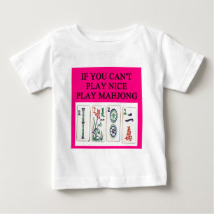 T-shirt Pour Bébé Joueur de MAHJONG