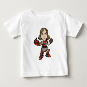 T-shirt Pour Bébé Joueur de personnel de station spatiale de Snarkie