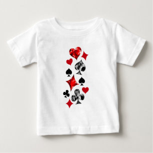 T-shirt Pour Bébé Joueur de poker Joueur de cartes de jouer costumes