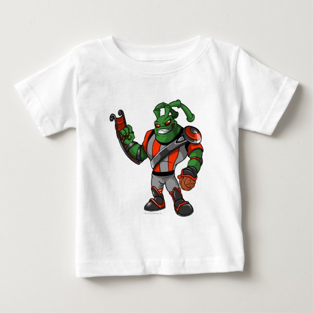 T-shirt Pour Bébé Joueur de station spatiale de Grundo Virtupets (Devant)