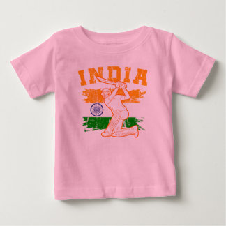T-shirt Pour Bébé Joueur indien de cricket