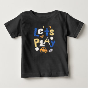 T-shirt Pour Bébé Jouons – Aventure Amusante pour Enfants