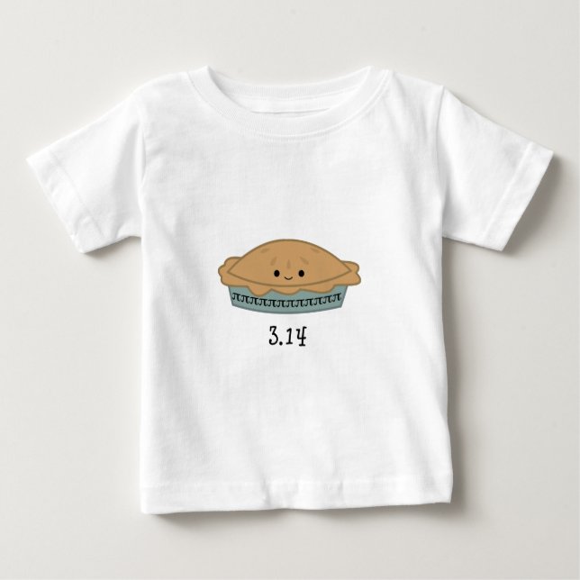 T-shirt Pour Bébé Jour Cute Pi 3.14 (Devant)