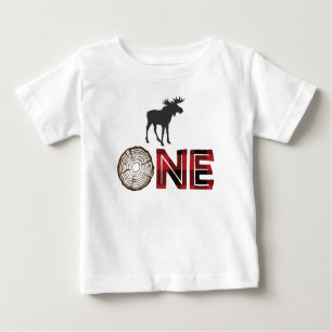T-shirt Pour Bébé Jour d'anniversaire de Lumberjack ONE Shirt - Moos