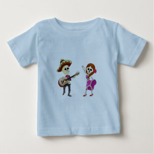 T-shirt Pour Bébé Jour de danse de mariachi des couples morts