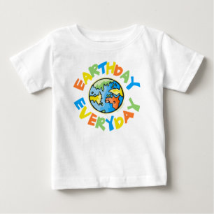 T-shirt Pour Bébé Jour des terres CHAQUE Jour de l'année