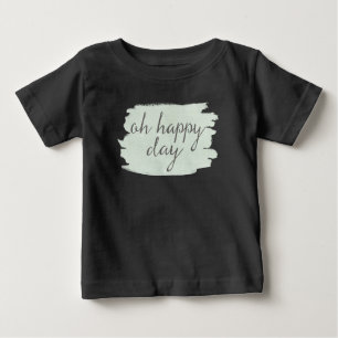T-shirt Pour Bébé Jour heureux doux de Deco VI   oh