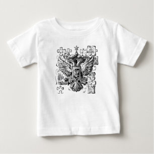 T-shirt Pour Bébé Journée de la langue russe - Design d'art populair