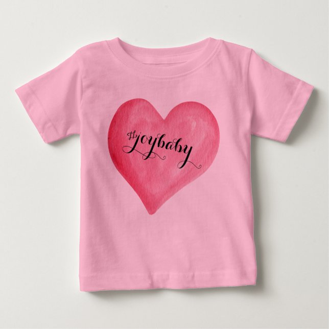 T-shirt Pour Bébé #joybabies sont les meilleurs bébés ! (Devant)