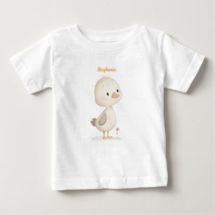 T-shirt Pour Bébé Joyeux Anniversaire Caneton