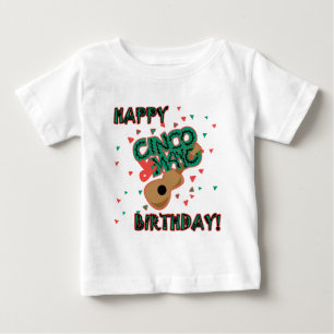T-shirt Pour Bébé Joyeux anniversaire de Cinco De Mayo !