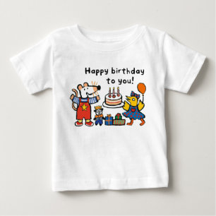 T-shirt Pour Bébé Joyeux anniversaire Maisy