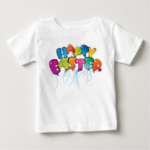 T-shirt Pour Bébé Joyeux Ballons de Pâques