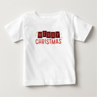 T-shirt Pour Bébé Joyeux bébé de Noël/chemise bébé bébé