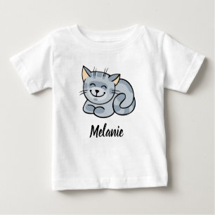 T-shirt Pour Bébé Joyeux chat