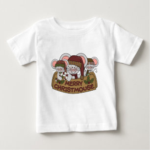 T-shirt Pour Bébé Joyeux Christmouse
