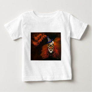 T-shirt Pour Bébé Joyeux Clown effrayant d'Halloween