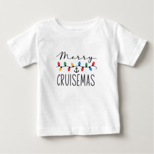 T-shirt Pour Bébé Joyeux Cruisemas Famille Noël Croisière