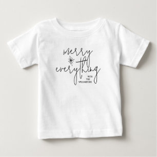 T-shirt Pour Bébé Joyeux Noël