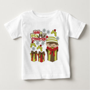 T-shirt Pour Bébé Joyeux Noël en folie