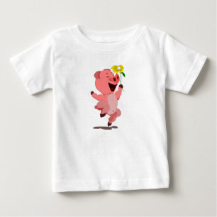 T-shirt Pour Bébé Joyeux T-shirt bébé cochon
