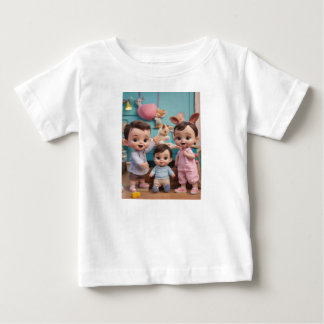 T-shirt Pour Bébé Joyful Crew : The Adorable Baby Gang