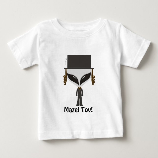 T-shirt Pour Bébé Juif hassidique Tee - bébé (Devant)