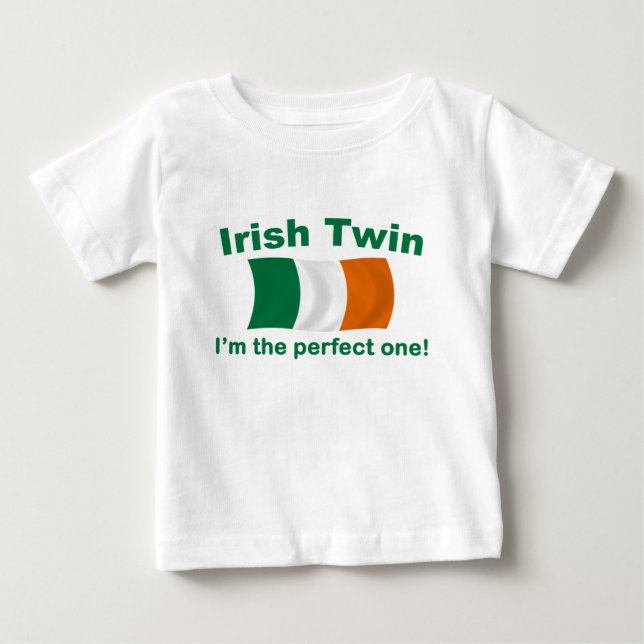 T-shirt Pour Bébé Jumeau irlandais parfait (Devant)