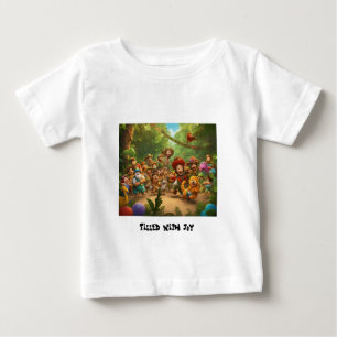 T-shirt Pour Bébé Jungle Joy : Libérez votre intérieur sauvage