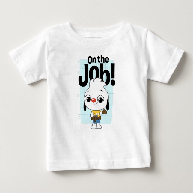 T-shirt Pour Bébé Junior sur le travail (Devant)