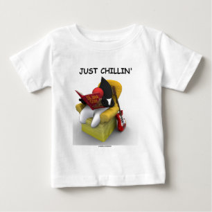 T-shirt Pour Bébé Juste Chillin (duc Mascot Character de Java)