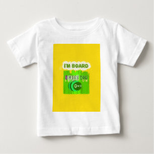 T-shirt Pour Bébé Juste Drôle Tu me manques Je m'ennuie