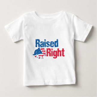 T-shirt Pour Bébé Juste élevé - républicain