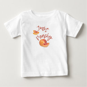 T-shirt Pour Bébé Juste Peachy