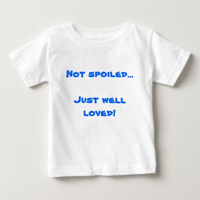 T-shirt Pour Bébé … Juste puits non corrompu aimé ! (Devant)