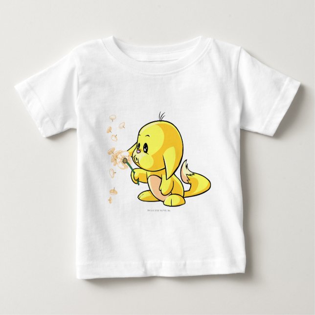 T-shirt Pour Bébé Kacheek Jaune (Devant)