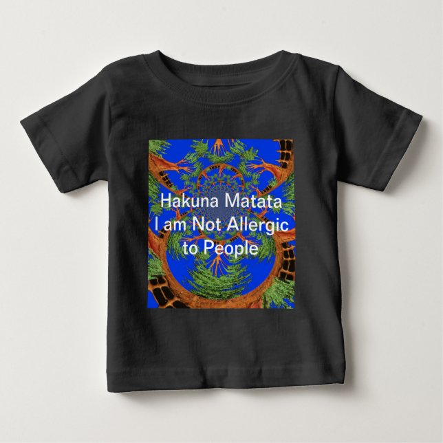 T-shirt Pour Bébé Kaleidoscope Acacia Arbre Art Imprimer/Graphique (Devant)