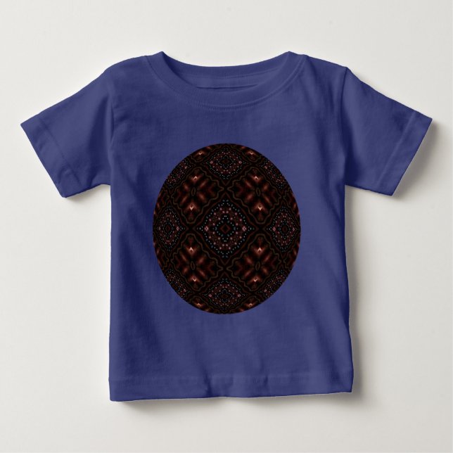 T-shirt Pour Bébé Kaleidoscope Mandala (Devant)
