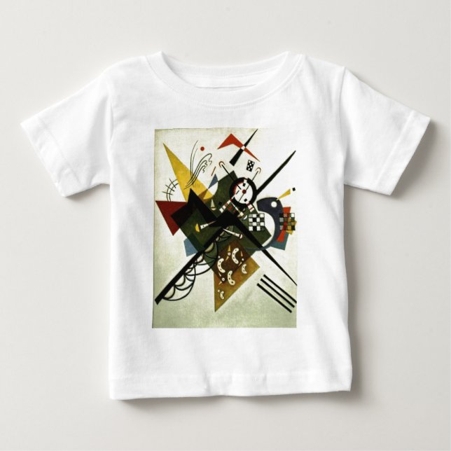 T-shirt Pour Bébé Kandinsky Sur White II (Devant)