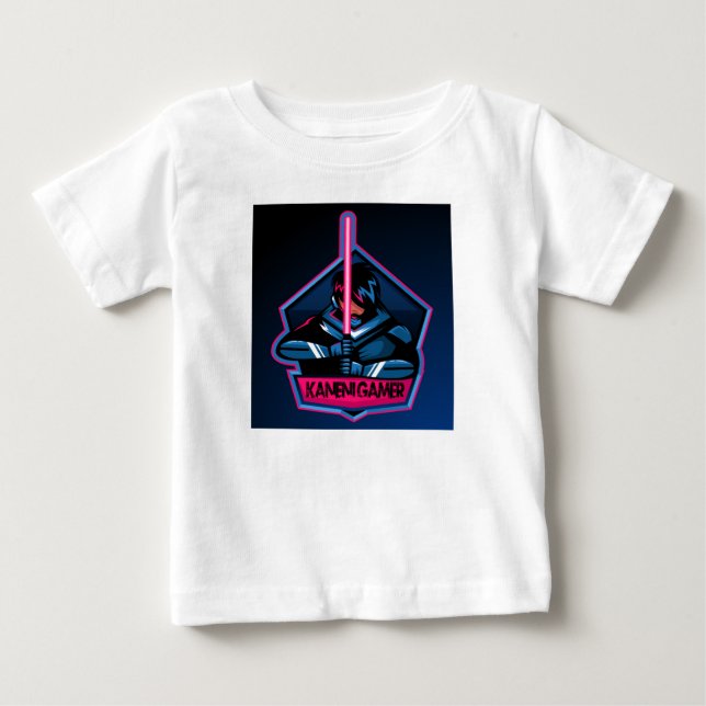 T-shirt Pour Bébé KANENI GAMER jouant à des jeux extraordinaires (Devant)