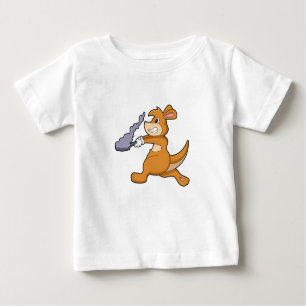 T-shirt Pour Bébé Kangaroo as Cook