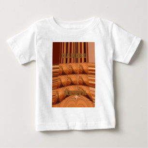 T-shirt Pour Bébé Karibu Giraffe Hakuna Matata Chic Art Moderne Col