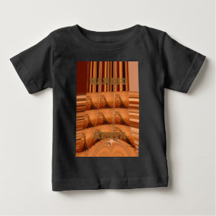 T-shirt Pour Bébé Karibu Giraffe Hakuna Matata Chic Art Moderne Col