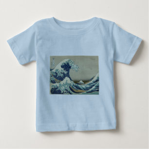 T-shirt Pour Bébé Katsushika Hokusai : La Grande Vague à Kanagawa