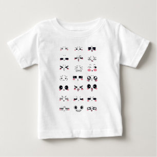 T-shirt Pour Bébé kawaii kaomoji
