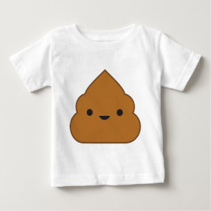T-shirt Pour Bébé Kawaii Poop